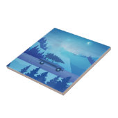 クリスマスツリーで道路を下る タイル (側面)