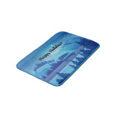 クリスマスツリーで道路を下る バスマット (アングル)