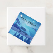 クリスマスツリーで道路を下る フェイバータグ (インサイチュ)