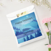 クリスマスツリーで道路を下る フェイバーバッグ (封をした状態)