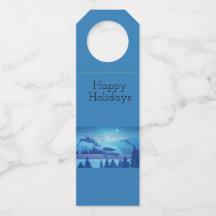 クリスマスツリーで道路を下る