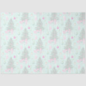 クリスマスツリーとオーナメントグリーンクリスマス 薄葉紙 (正面)