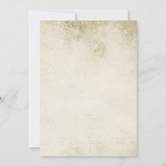 クリスマスツリーとオーナメントホリデーオフィスパーティー 招待状 (裏面)