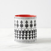 クリスマスツリーとキャロル マグカップ (中央)