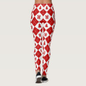 クリスマスツリーとギフトボックスパターン レギンス (裏面)