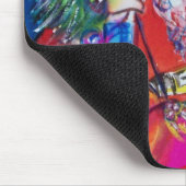 クリスマスツリーとギフト付きサンタ マウスパッド (コーナー)