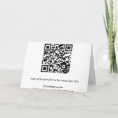 クリスマスツリーとギフト シーズンカード (裏面)