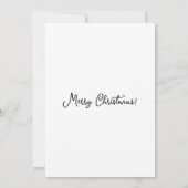 クリスマスツリーとギフト 招待状 (裏面)