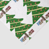 クリスマスツリーとギフト 薄葉紙 (詳細)