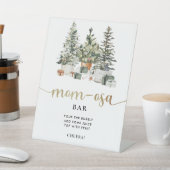 クリスマスツリーとギフト Mom-osa バーサイン 台座サイン (インサイチュ)