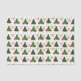 クリスマスツリーとジンジャーブレッド 薄葉紙