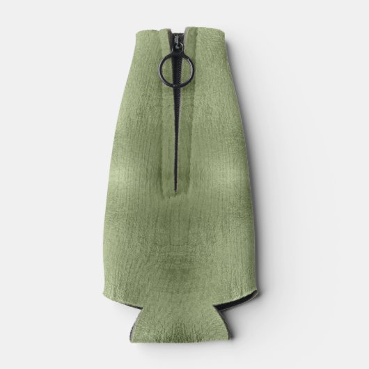 クリスマスツリーとスノーフレーク緑ID863 ボトルクーラー (裏面)