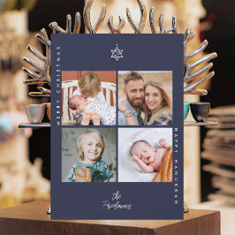 クリスマスツリーとダビデの星 シーズンカード