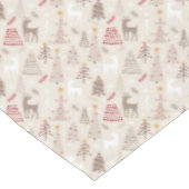 クリスマスツリーとトナカイ テーブルクロス (アングル)