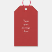 クリスマスツリーとハートメリークリスマス ギフトタグ (裏面)