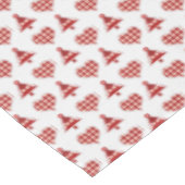 クリスマスツリーとハート テーブルクロス (アングル)