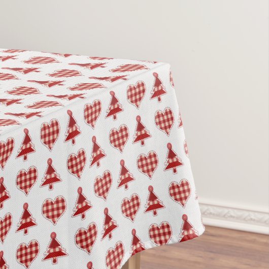 クリスマスツリーとハート テーブルクロス (インサイチュ)