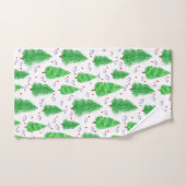 クリスマスツリーとバードハンドタオル ハンドタオル (ハンドタオル)