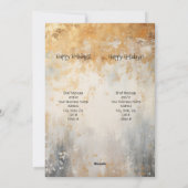 クリスマスツリーとブックプロモーションブックマーク シーズンカード (裏面)