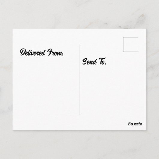 クリスマスツリーとプレゼントのキジ ポストカード (裏面)