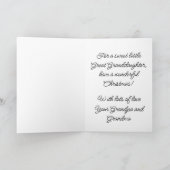 クリスマスツリーとプレゼント シーズンカード (内部)