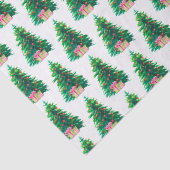 クリスマスツリーとプレゼント 薄葉紙 (詳細)