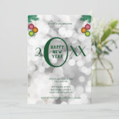 クリスマスツリーとボール 招待状 (スタンド正面)