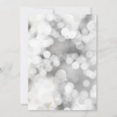 クリスマスツリーとボール 招待状 (裏面)