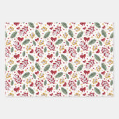 クリスマスツリーとマウス ラッピングペーパーシート (正面)