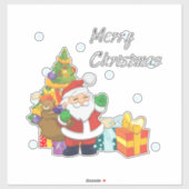 クリスマスツリーとメリークリスマス シール (シート)
