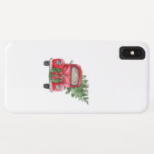 クリスマスツリーとレッドトラックiPhone XS Maxケース Case-Mate iPhoneケース (裏面(横))