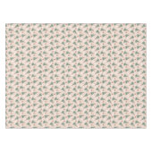 クリスマスツリーと平和のサインのパターン テーブルクロス (正面(横))