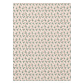 クリスマスツリーと平和のサインのパターン テーブルクロス (正面)