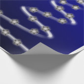 クリスマスツリーと星 –  ラッピングペーパー (角)