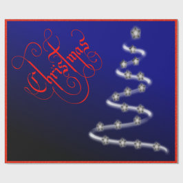 クリスマスツリーと星 - ラッピングペーパー