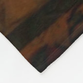 クリスマスツリーと暖炉 フリースブランケット (角)