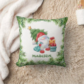 クリスマスツリーと格言 クッション (ブランケット)