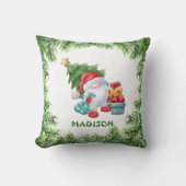 クリスマスツリーと格言 クッション (正面)