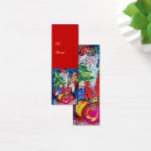 クリスマスツリーと贈り物を持つサンタ (デスク)