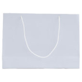 クリスマスツリーと車のゴールデンレトリバー ラージペーパーバッグ (裏面)