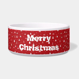 クリスマスツリーと雪の結晶のボウル ボウル