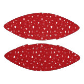 クリスマスツリーと雪の結晶サッカー アメリカンフットボール (パネル)