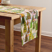 クリスマスツリーと雪兎 ショートテーブルランナー (インサイチュ)