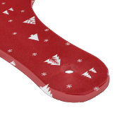 クリスマスツリーと雪片の切断ボード カッティングボード (角)