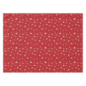 クリスマスツリーと雪片テーブルクロス テーブルクロス (正面(横))