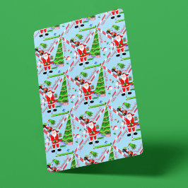 クリスマスツリーによるサンタゴルフ トランプ