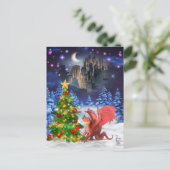 クリスマスツリーにドラゴンプリング シーズンポストカード (スタンド正面)