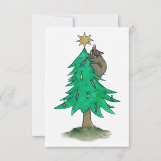 クリスマスツリーにポストサムが登場