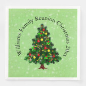 クリスマスツリーに一致する名前文字の変更 (正面)