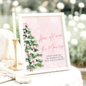 クリスマスツリーに弓を付けるママのゲームのサインは何歳だった ポスター